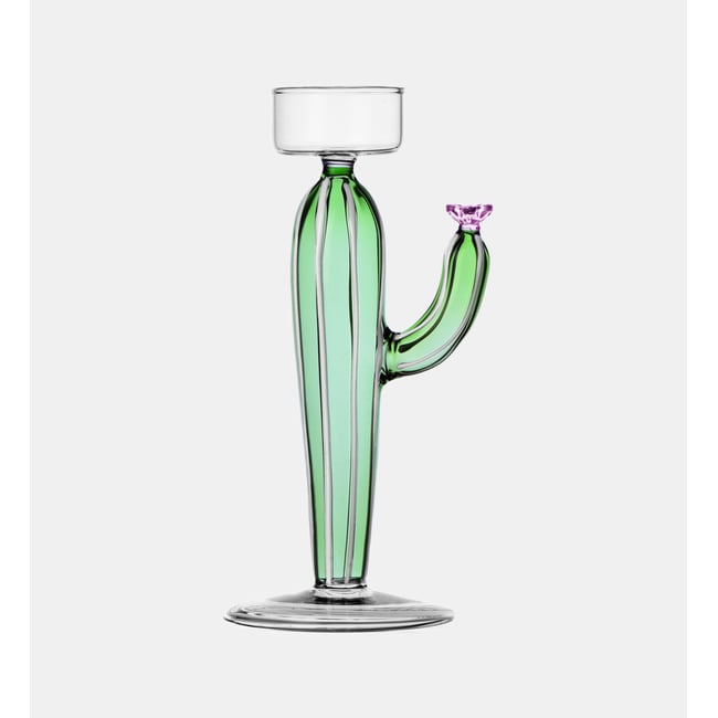 Bougeoir cactus Couleur vert <span itemprop=