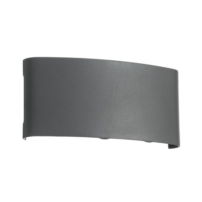 Applique extérieure en aluminium moderneLED Couleur anthracite <span itemprop=