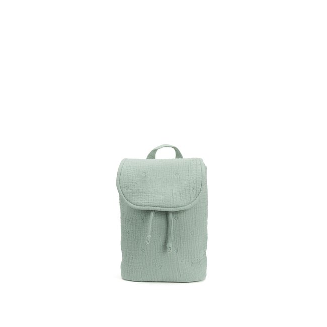 Kumla Cotton Muslin Child's Backpack, grey-green, LA REDOUTE INTERIEURS