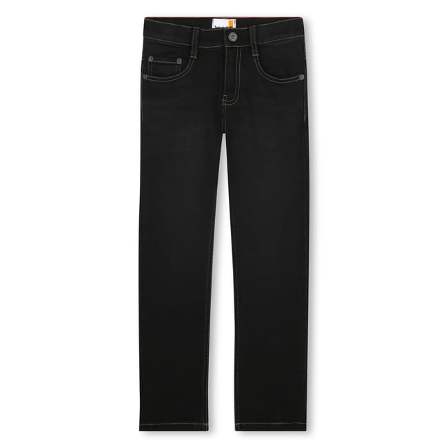Pantalon en denim en maille denim black <span itemprop=