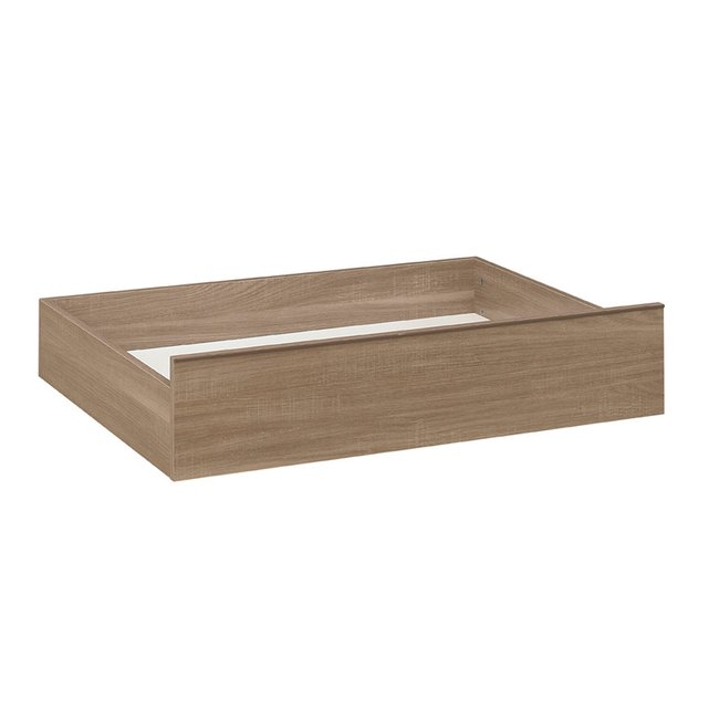 Tiroir de lit enfant effet chêne fusain TL5002 Couleur bois naturel <span itemprop=