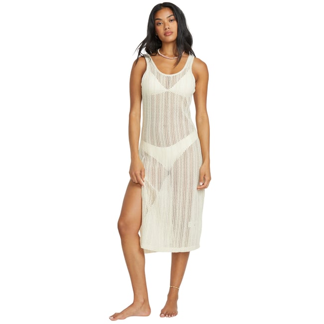 Jupe midi légère LUNAR DAYS blanc white cap <span itemprop=