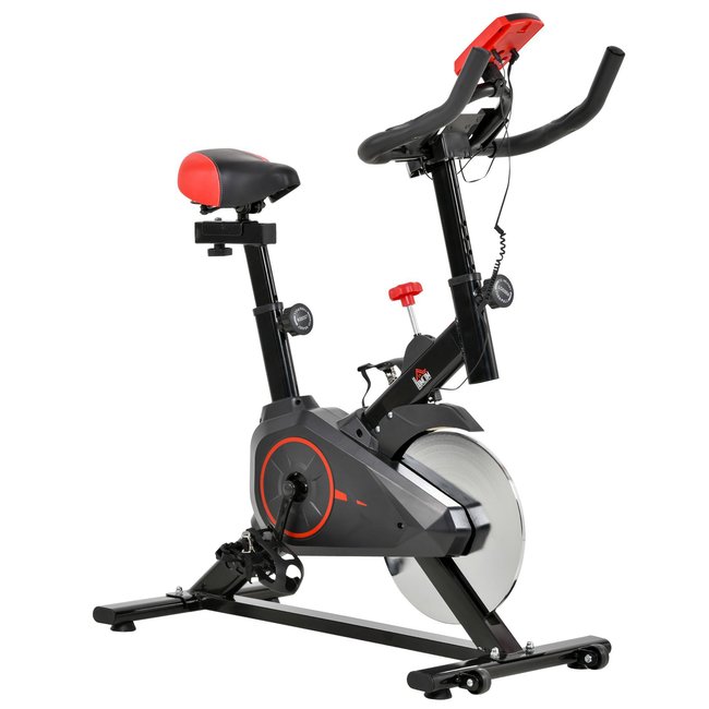 Vélo d'appartement cardio Fitness noir <span itemprop=