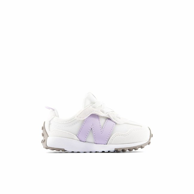 Baskets 327 blanc/violet <span itemprop=