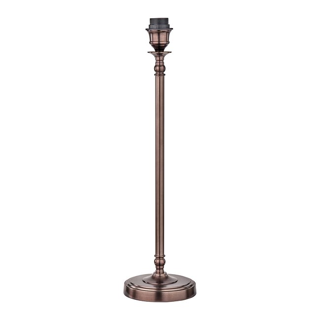 Antique Bronze Metal Candlestick Table Lamp Base, bronze, ÉDITÉ