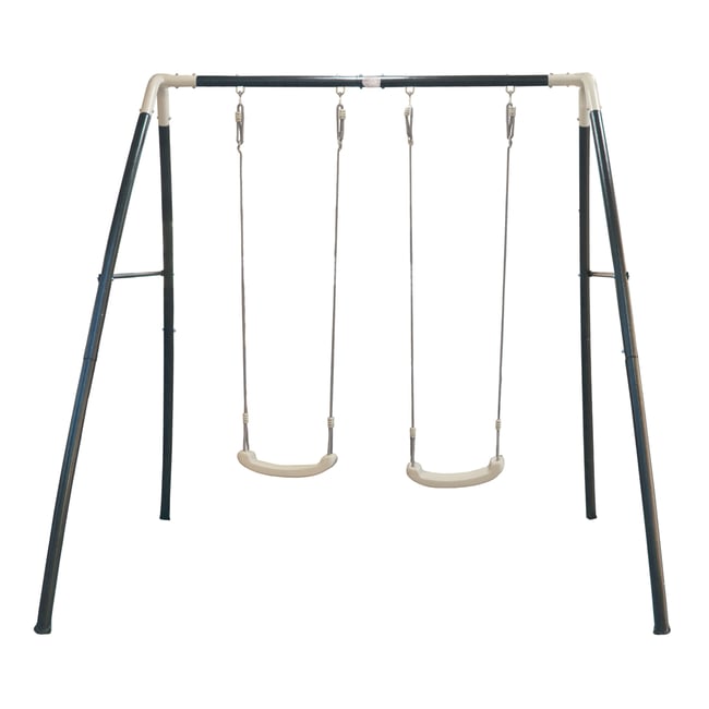 Portique balançoire double en métal Swing disassembled <span itemprop=