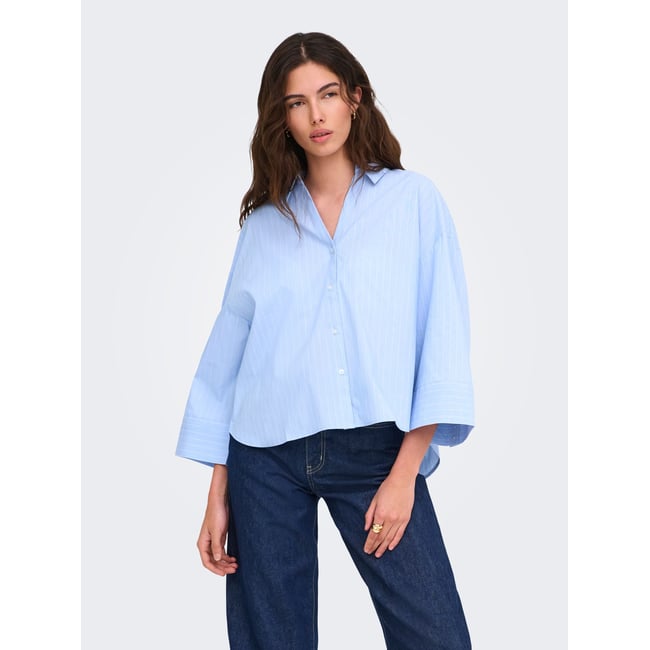 Chemise cashmere blue <span itemprop=