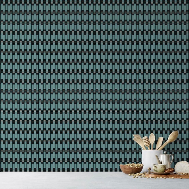 Papier peint duval bleu Couleur intissé <span itemprop=