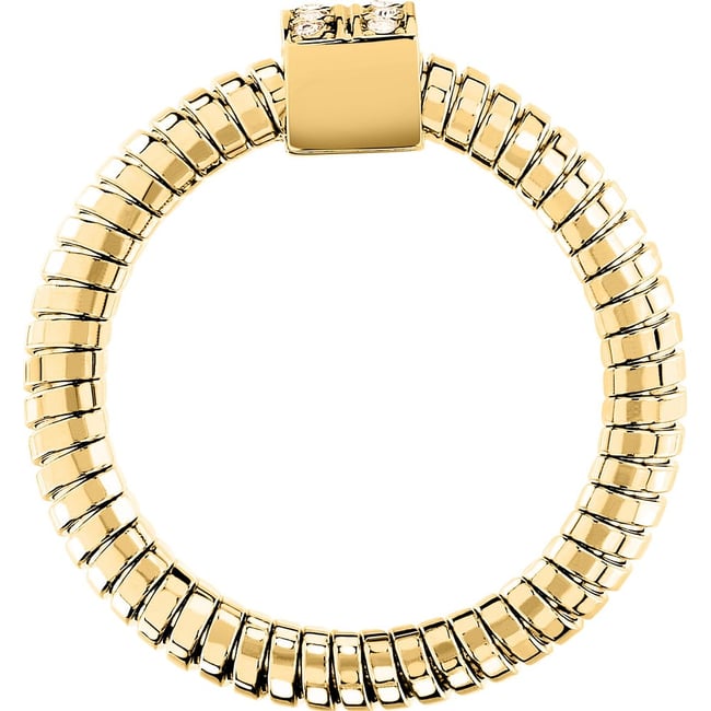 Bagues en Cristal/crystal/steel et Cristal or jaune <span itemprop=