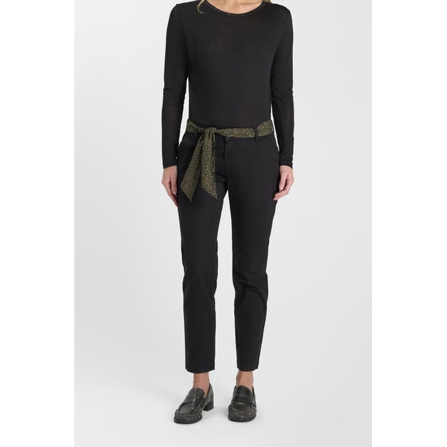 Pantalon chino KRISTIN2 black <span itemprop=