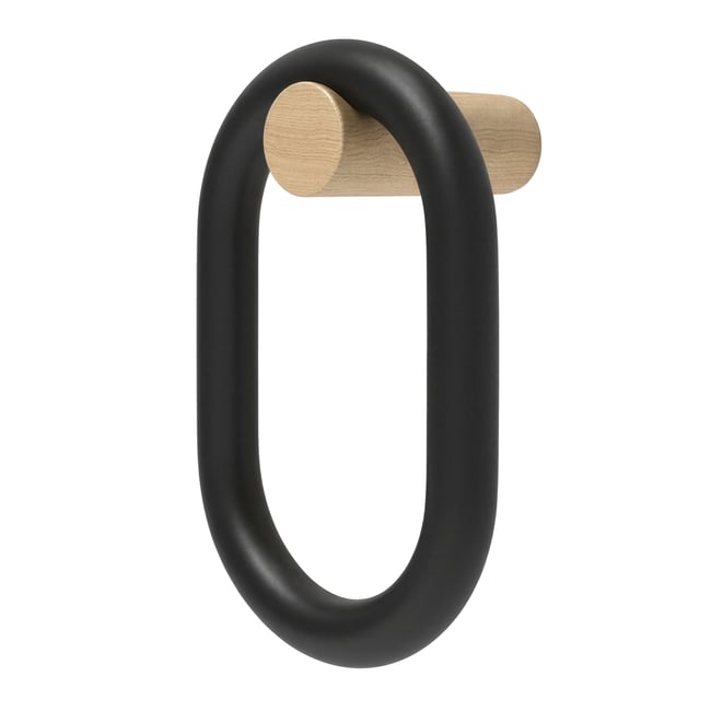 Patère en frêne avec anneau coloré, FERNAND - HARTO