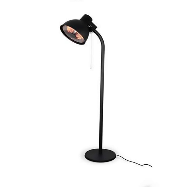 Aquecedor de exterior elétrico Paris, Chama Vermelha preto <span itemprop=