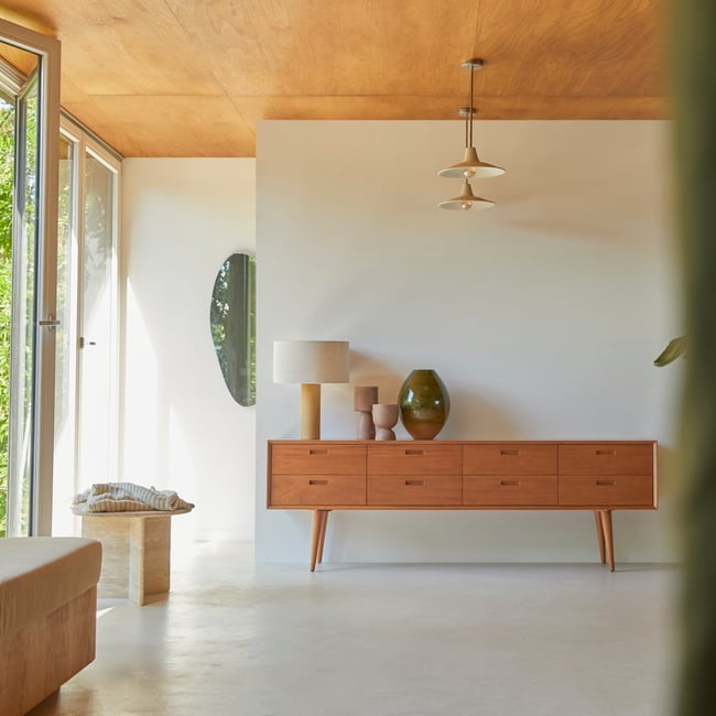 Commode, MAGDA 50'S Couleur naturel <span itemprop=