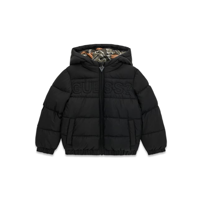 Doudoune À Capuche noir <span itemprop=