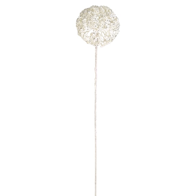 Tige d'allium pailleté artificielle H90 - SIA DECO