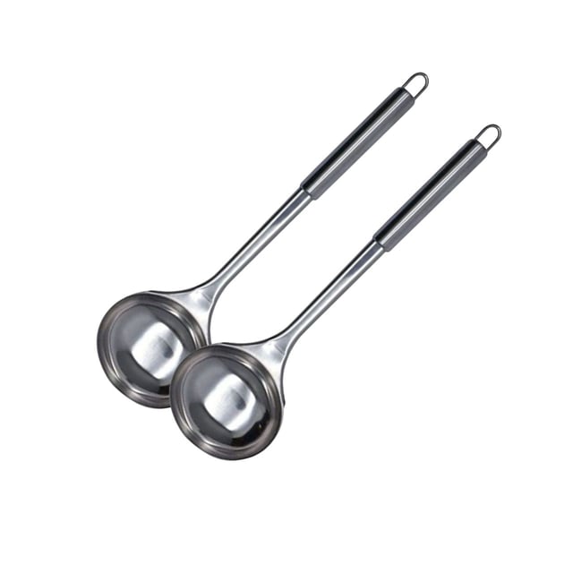Ensemble de 2 Louches en inox ELEMENTAL inox <span itemprop=