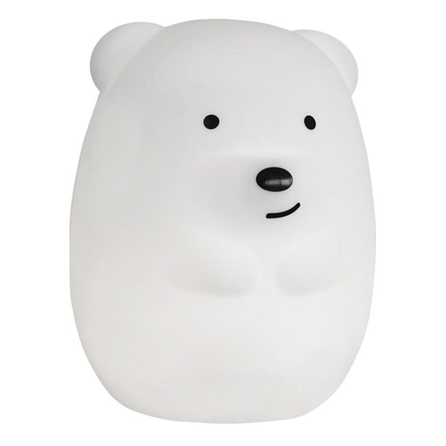 Veilleuse bébé ours sans fil touch LED TEDDY Couleur blanc <span itemprop=