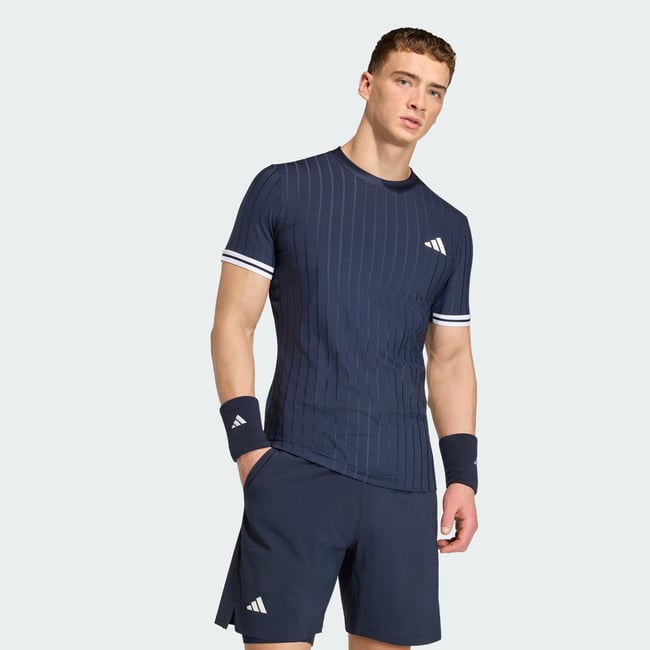 T-Shirt Tennis Climacool Freelift Pro legend ink <span itemprop=