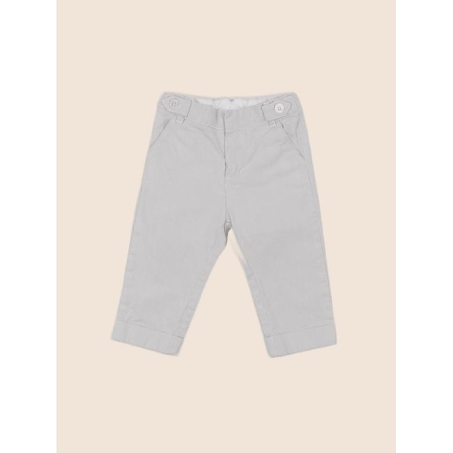 Pantalon - Très bon état gris <span itemprop=