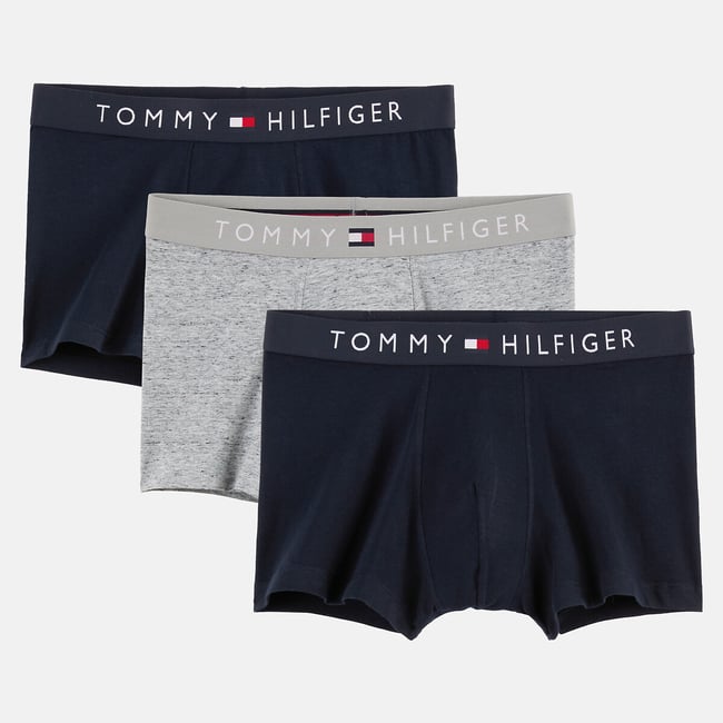 Lot de 3 boxers, Original noir + gris + blanc <span itemprop=