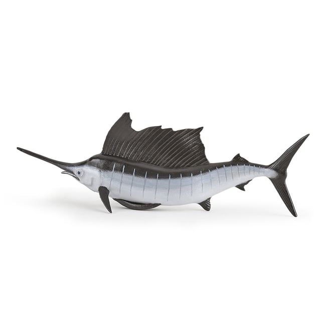 Figurine Espadon Voilier gris <span itemprop=