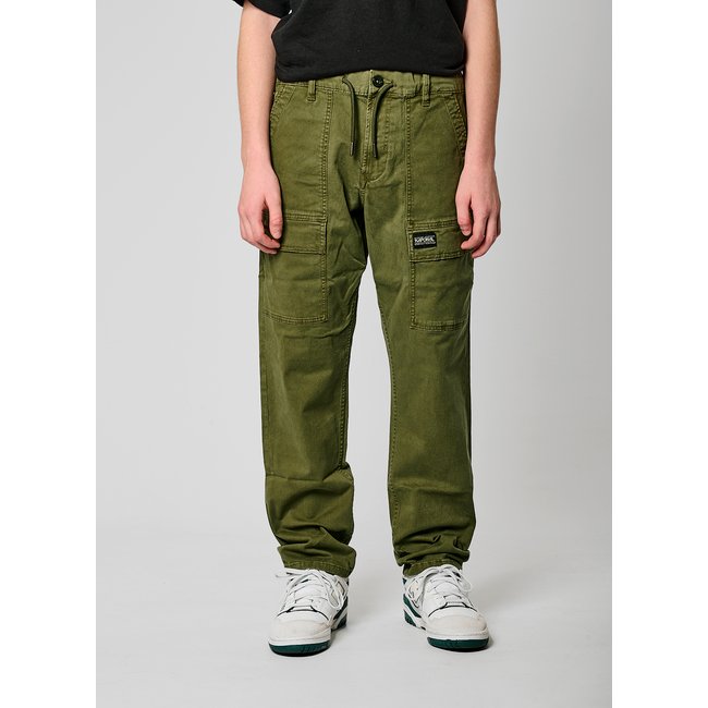 Jean  Coton MARTY kaki dark kaki <span itemprop=