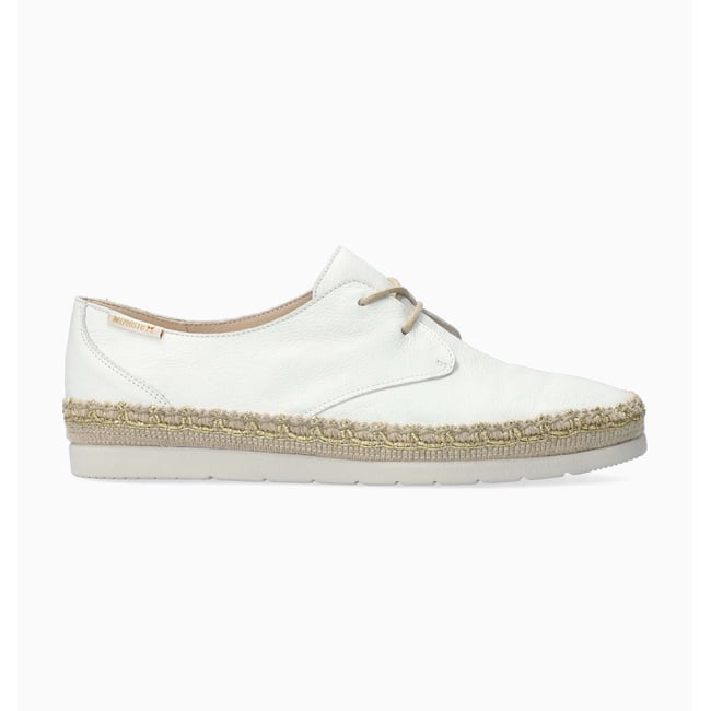 Baskets en cuir VOLETA blanc 5142 <span itemprop=