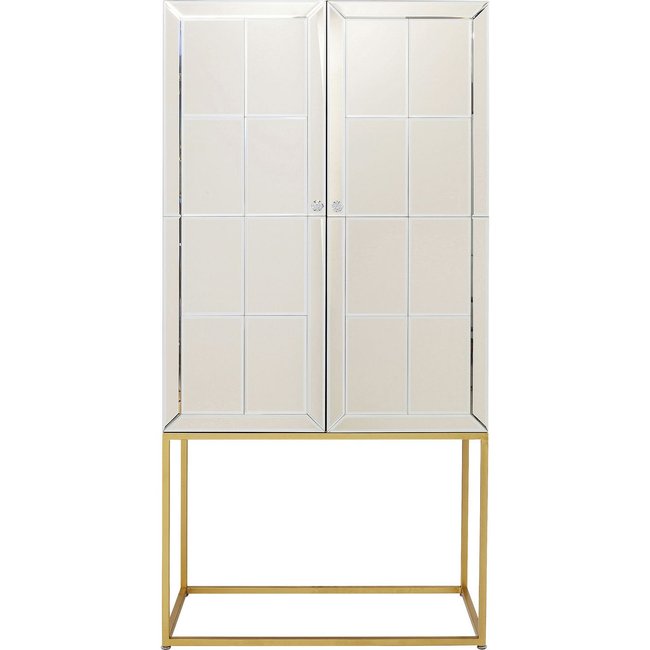 Armoire bar haute en verre miroir, LUXURY - KARE DESIGN