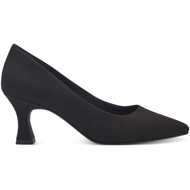 Escarpin pointu noir <span itemprop=