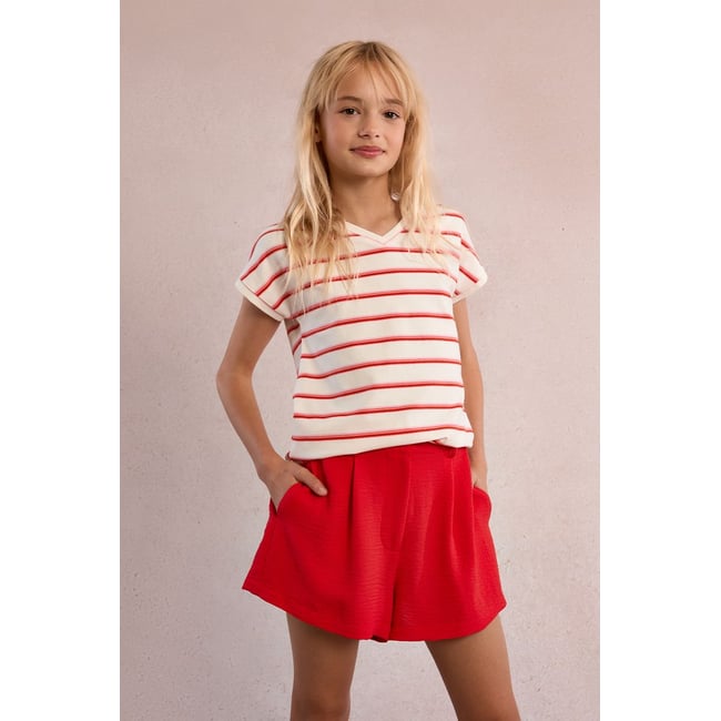 T-shirt à rayures offwhite <span itemprop=