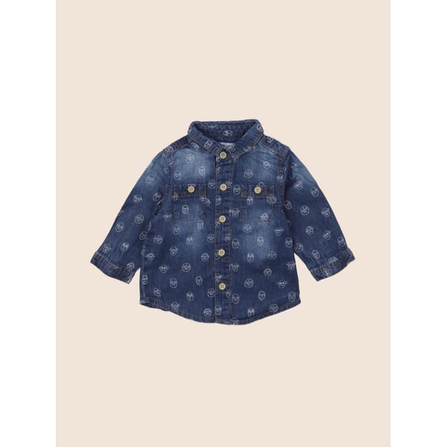Chemise - Très bon état bleu <span itemprop=