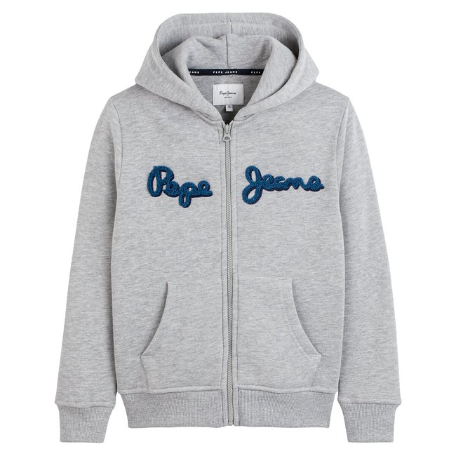 Hoodie, grey, PEPE JEANS