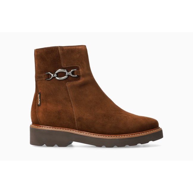 Bottines en cuir OXANE marron p5150045 <span itemprop=