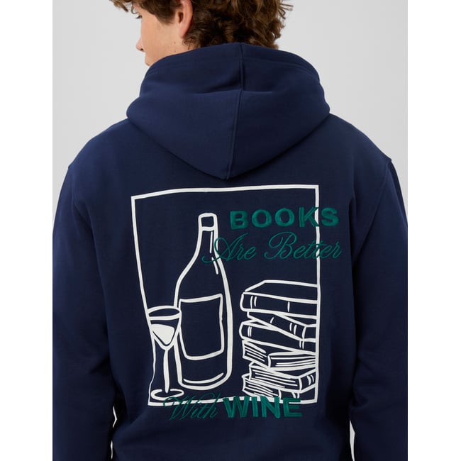 Sweat animation devant/dos bleu foncé <span itemprop=