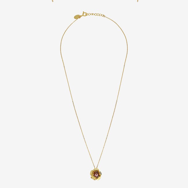 Collier frida rhodochrosite rose <span itemprop=
