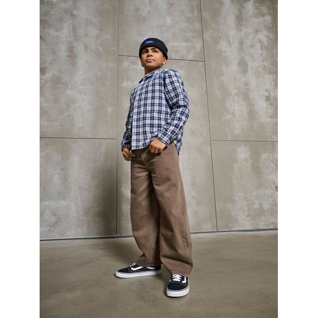 Jean À Coupe Ample OSJCARL Taille haute Balloon Fit Jeans teak <span itemprop=