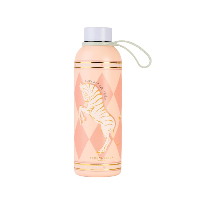 Zebra Stainless Steel Travel Water Bottle, multi-coloured, YVONNE ELLEN