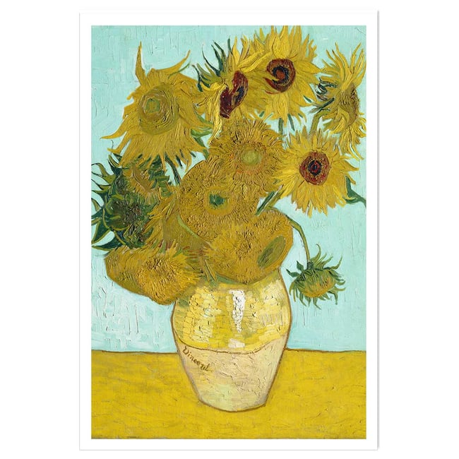 Affiche Les Tournesols par Vincent van Gogh - HEXOA