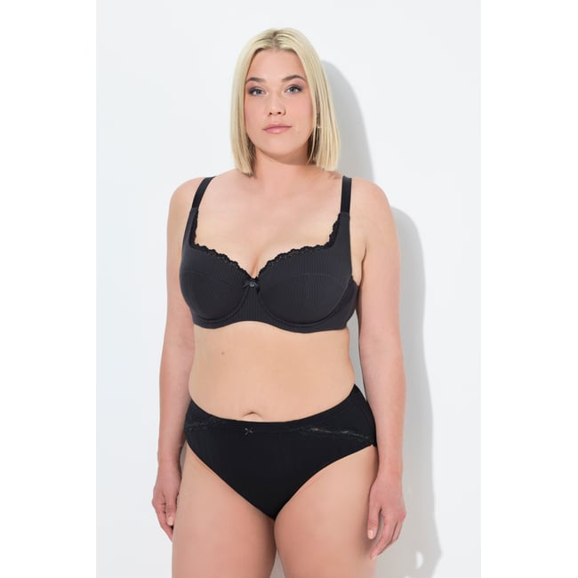 Soutien-gorge balconnet. Coques souples et noir <span itemprop=