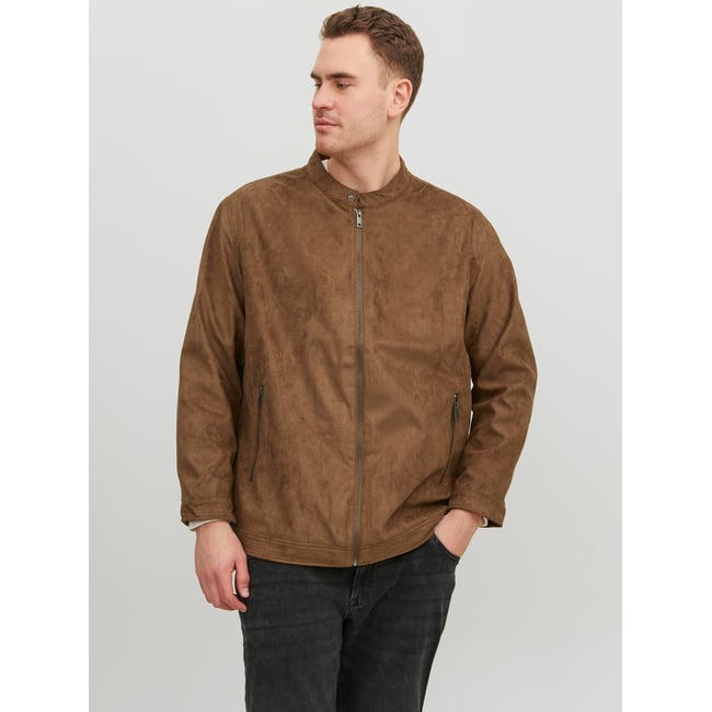 Veste De Motard En Simili-Cuir Plus Size Veste de motard en simili-cuir - JACK & JONES