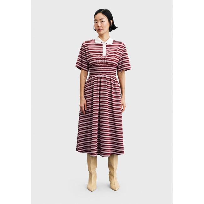 Robe Misen en coton MISEN bordeaux <span itemprop=