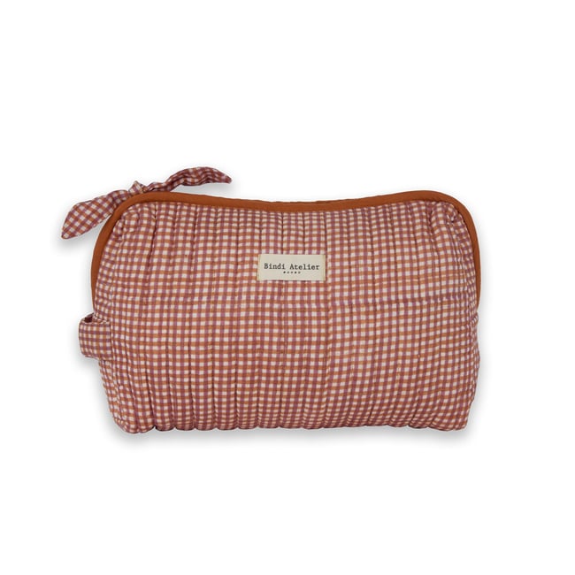 Trousse toilette imprimée NINO rouge sureau <span itemprop=