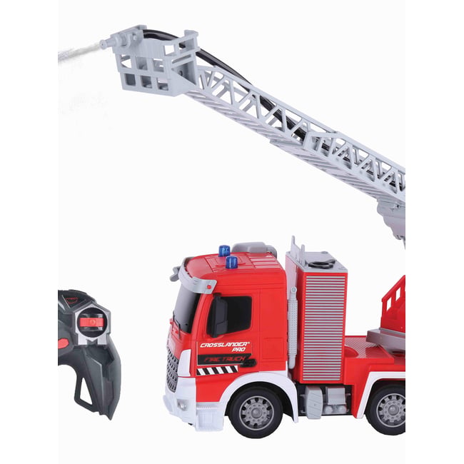 Crosslander® PRO Camion de pompiers télécommandé rouge <span itemprop=