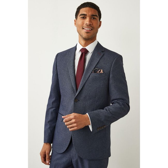 Costume : veste bleu clair <span itemprop=