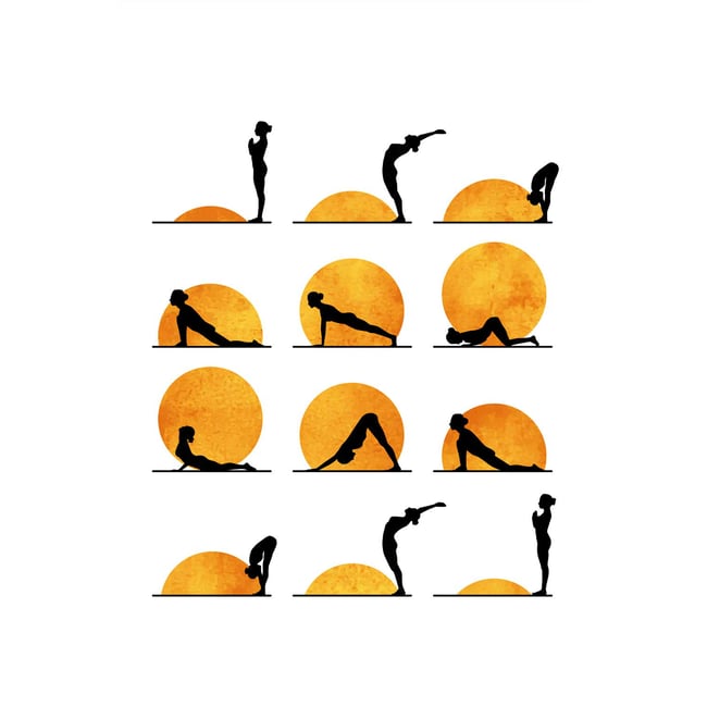 Tableau zen yoga days - HEXOA