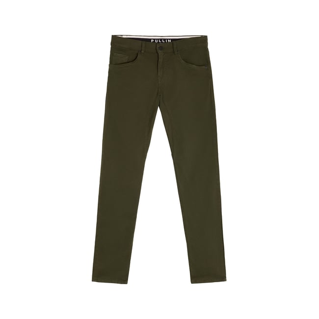 PANTALON STRAIGHT KONG vert <span itemprop=