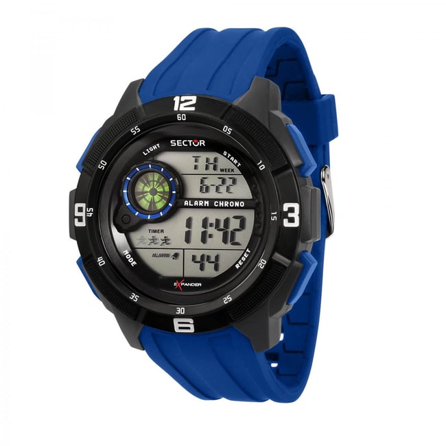 Montre Digitale Ex-04 bleu <span itemprop=