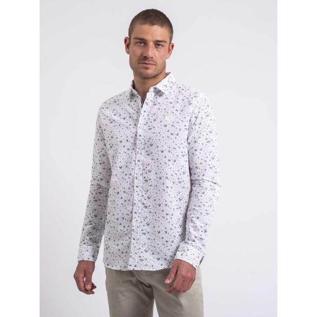 Chemise Manches Longues Motifs Dogabin v002227 <span itemprop=