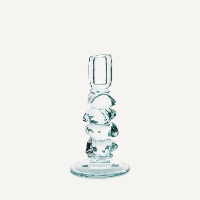 Qimera Transparent Glass Candlestick H23cm transparent AM.PM