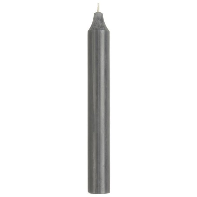 Bougie rustique combustion longue Couleur gris <span itemprop=